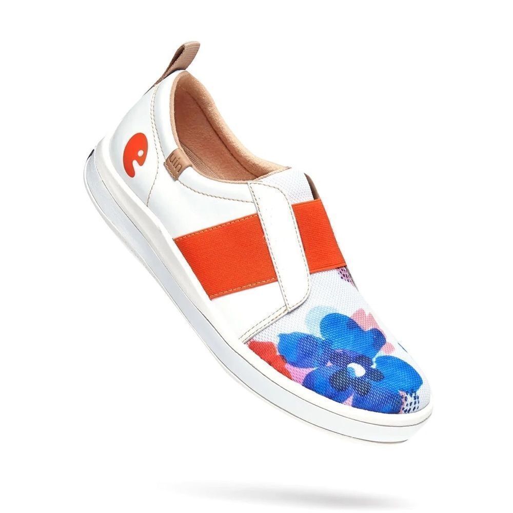 UIN Women's Casual Travel Skate Shoes (Forget Me Nots - Cordoba) New no box - Picture 7 of 9